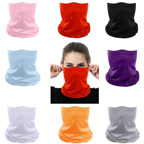 Image of Neck Gaiter Masks Tube Scarf,Seamless Bandanas Buffs Gators,Ourdoor Face Mask Face Covering Multi Headwear