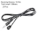 uxcell IR Infrared Emitter Extension Cable 4.9ft Long 45 Degree Emission Angle 3.5mm Jack Single Red Head 2pcs