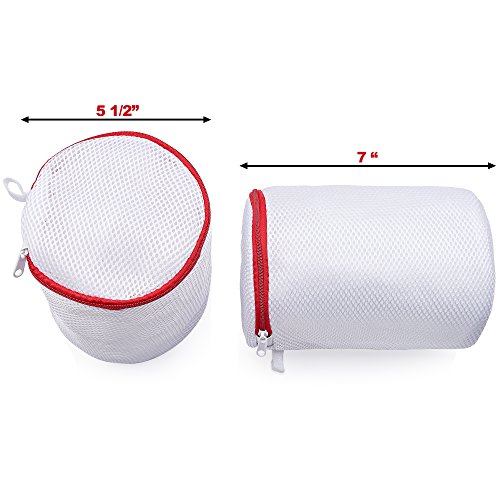 Lingerie Laundry Wash Bags for Delicates, 2x Thick Mesh, Best for Protect & Extend Your Garments Life, Set of 5
