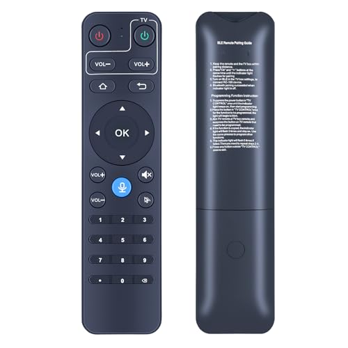 Snrigw Replacement Remote Control for StreamX-XCCTI TV Boxs Compatible with S5 MAX Android Smart TV X1 Pro