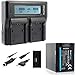 Produktbild Blumax Akku NP-FV120 3300mAh + Doppelladegerät NP-FV120 Dual Charger | Passend zu Diversen Sony Kameramodellen | 2 Akkus gleichzeitig Laden