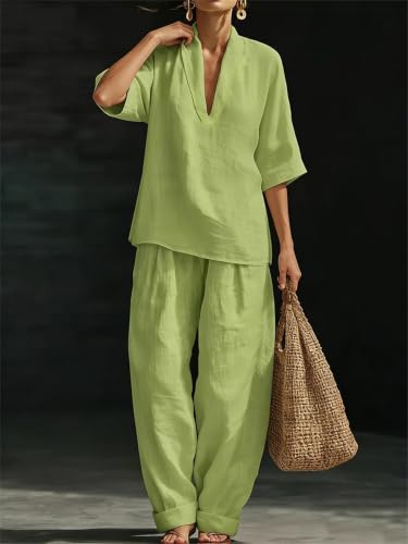 Conjunto de 2 piezas para mujer que estiliza y refresca en las vacaciones 6