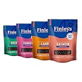 Finley's Training Bites Variety Pack Treats for Dogs Made in USA | All Natural Protein, Wheat Free Dog Treats | Healthy Dog Treat Bags (16 oz)