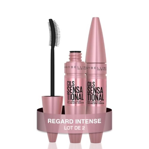 Maybelline New York Lot De 2 Mascaras Effet Eventail Cils Sensational - vue 2