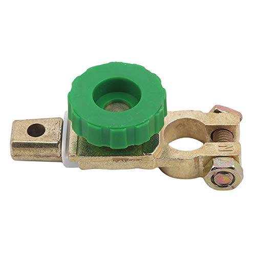17mm Battery Link Terminal Switch Cut-Off Disconnect Master Kill Car Truck Power-Off Switch - (Color: Green)