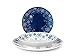 Home Royal Norfolk Dream Servizio Tavola, 18 Piatti, Porcellana, Blu e Bianco immagine
