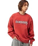 (トミーヒルフィガー) TOMMY HILFIGER 90sテクスチャーグラフィッククルーネックトレーナー DM22373 SMALL レッドXL0