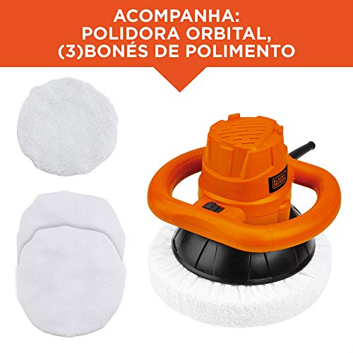 BLACK+DECKER Politriz Orbital de 10 Pol. (254mm) 3.200 RPM e 120W 220V KP12K