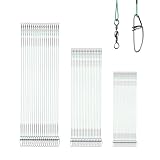 9Tong Bas de Ligne de Pêche Haute Résistance pour Eau Salée Bas de Ligne de Pêche en A...