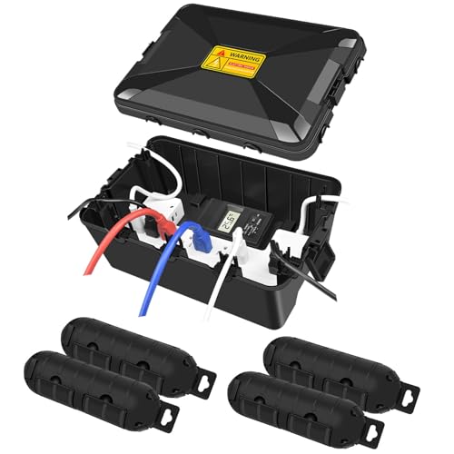 Housse de protection étanche IP54 NineLeaf pour sécuriser les lumières de vacances de jardin