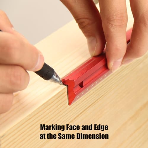 Woodworking Edge Ruler Set Corner Rulers Precision Edge Measuring Ruler V Shaped Straight Ruler 7/9/13 Inch - Image 5