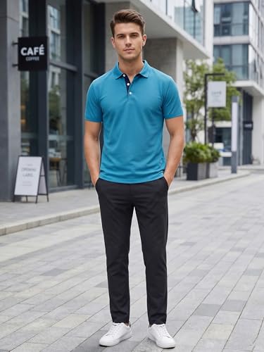 Image of XENOVAURBAN Dry Fit Polo t Shirt for Man | Regular Fit | Quick Dry Mars Fabric Polo T-Shirt with Collar for Men