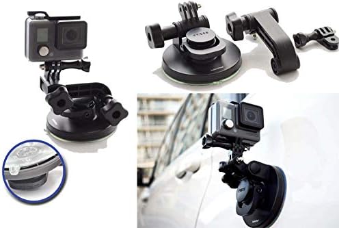 SublimeWare Suction Cup for Gopro Mount Car Windshield Window Vehicle Boat Camera Holder for Gopro Suction Cup Mount - for GoPro Hero 10 Hero 9 Black Max 360 Hero 8 Black Hero 7 Hero 6 HD