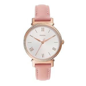 Fossil Daisy Women’s Watch with Stainless Steel Bracelet or Genuine Leather Band