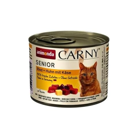 animonda Carny Senior Wet Cat Food with Beef and Chicken Cover
