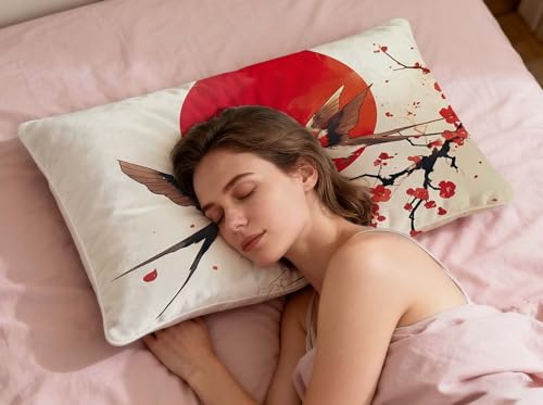 Coussin oiseau en velours crème pour une ambiance cocon