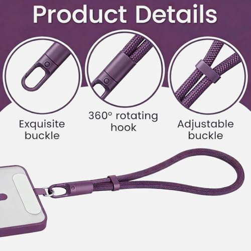 Image of AccuPrints Sumiko rotational Phone crossbody wrist lanyard 360 degree rotational parents