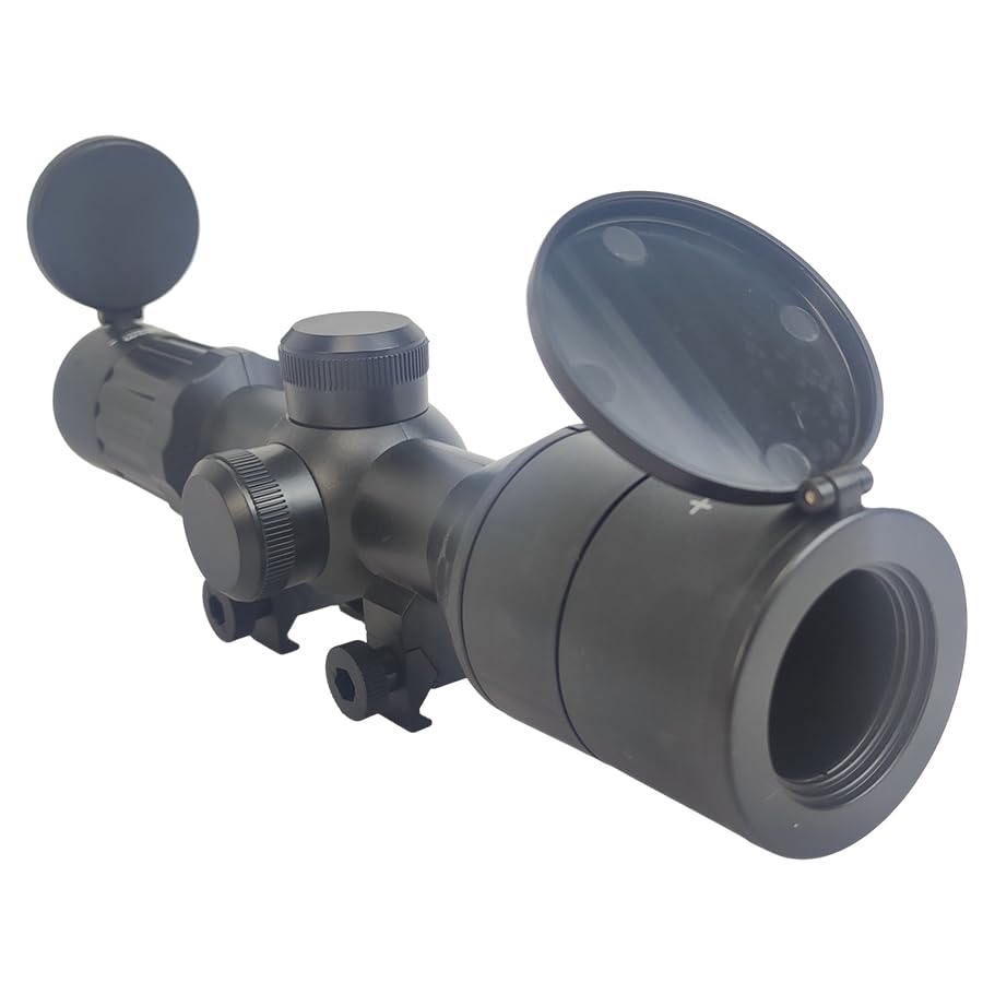 AGM MASTECH Soft Bullet Toy Gun Scope with flip-up Lens Cover, Suitable Soft...