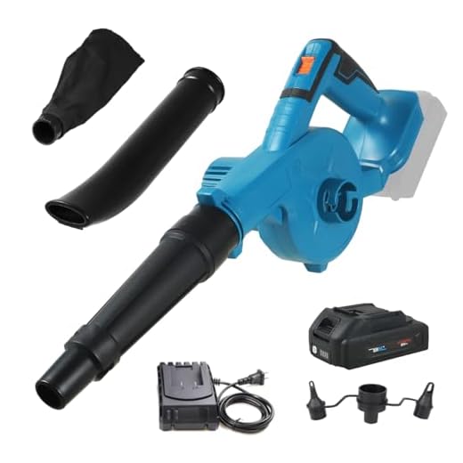 NEWONE Small Leaf Blower Cordless Compatible with Makita 18V Battery,157MPH/64CFM Lightweight Mini Hand Electric Leaf Vacuum for Lawn Care with Battery and Charger,2 Speed