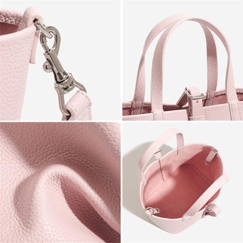 Womens Casual Vegan Leather Handbag Purse Small Bucket Crossbody Shoulder Bag Top Handle Satchel 20253