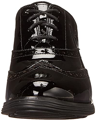 Cole Haan Women's Originalgrand Wingtip Oxford, Black Patent Leather/Black, 5 Wide #TOP1
