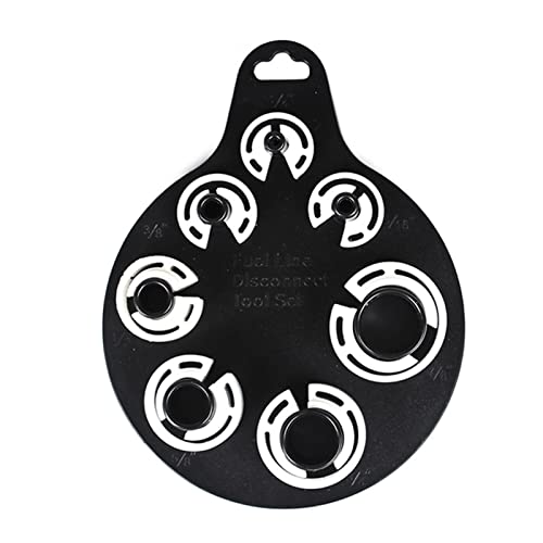 burko Climatiseur dissolvant de u d'air Froid 7 pièces dissolvant de u d'huile d'air Froid Outils de réparation de climatisation Automatique Cover