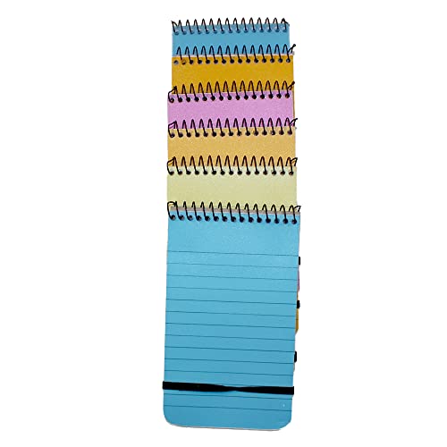 First Choice Kaya 6-Pack Mini Neon Spiral Notepads – Compact 7.5 × 13 cm, Spiral Binding, Elastic Band, 50 Sheets Each – Vibrant, Durable & Ideal for School, Travel & Gift - Image 7