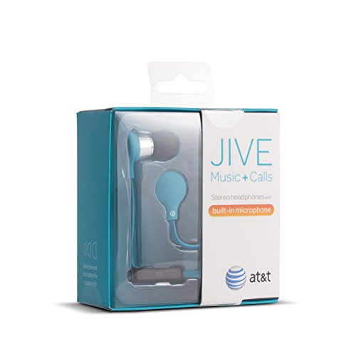 At&T Jive Music + Calls Stereo Headphones - Turqoise (Ebm01) #TOP4
