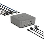 StarTech Thunderbolt 5 Dock, Dual 8K 60Hz, Triple 4K for Windows, Up to Dual 6K 60Hz for Mac - TB5 & USB4 Docking Station with 120Gbps max Transfer, 140W PD, 30W Phone, USB 10Gbps