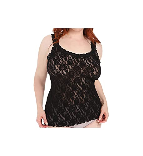 hanky panky Plus Size Signature Lace Unlined Cami Black 1X (Women's 16W-18W)