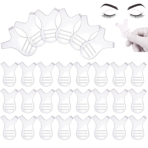 Yaomiao 30 Pcs Lash Lift Comb, Y Combs Lash Lift Tools, Clear