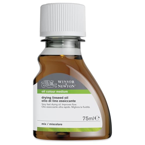 Winsor & Newton Sansodor Drying Linseed Oil 75ml (2.5oz) Bottle