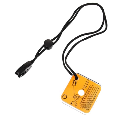MAGICLULU Miroir de Signalisation Multifonction pour Camping et Randonnée Miroir de Survie Urgence avec Lanière pour Matériel Camping et Sécurité Randonnée