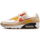 Nike mens Air Max 90 SE Shoes, Summit White/Safety Orange, 13