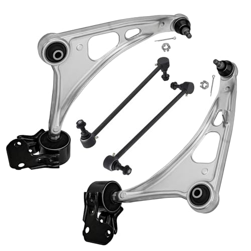 Image of Detroit Axle - Front Control Arms Sway Bars for Honda Passport Pilot Ridgeline 2 Lower Control Arms with Ball Joints Assembly 2 Sway Bar End Links 2019 2020 2021 2022 Replacement