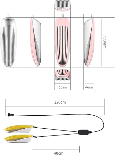 Secador eléctrico portátil para zapatos y guantes miniatura 2