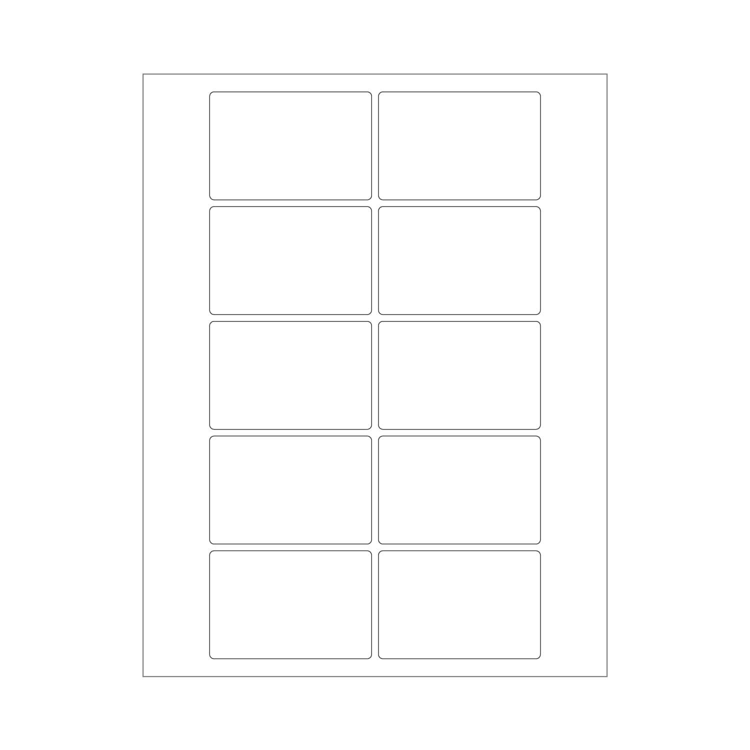 ChromaLabel 2 x 3 Inch Printable Labels, Compatible with Laser and Inkjet Printers, White