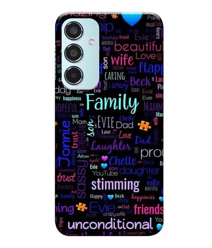 Image of Printed Hard Back Case Cover & Compatible for Samsung Galaxy M35 5G | Samsung M35 5G | Motivation Inspired Quotes (Multicolor) - D1208