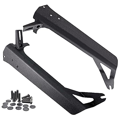 50 In Light Bar Mounting Bracket with A-pillar mounting brackets for 50'' Straight Led Lights bar Upper Windshield Mounting Brackets with Lower Corner Bracket Compatible with TJ 97-06 (Left & Right)