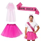 Augesak Disfraz Despedida Soltero Hombre, Disfraz de JGA para Hombre, Accesorios Despedida Soltero con Tutú Diademas Cinturones, Ideas para Fiestas de Escenario, Accesorios, Regalos