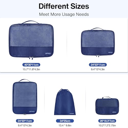 Luggage Sets 3 Piece Polycarbonate Ultra Durable and Travel Packing Organizers Lightweight Practical Travel Set, Classic Blue4