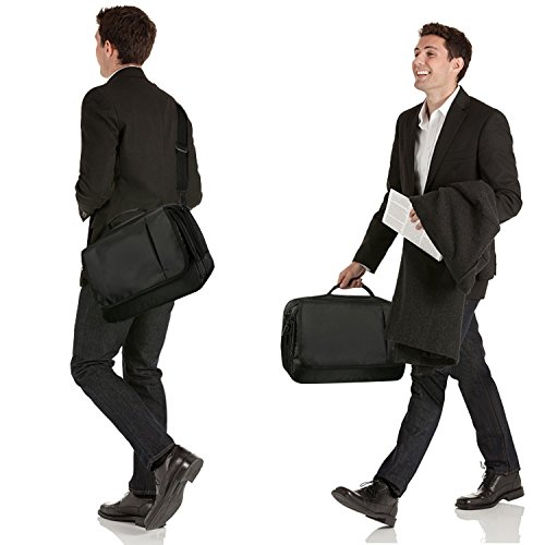 Naviskauto Universal Business Messenger Bag Shoulder Bag For 10.1 Inch Dual Portable Dvd Player, Laptop And Tablet-Black (10.1 Inch) #TOP5