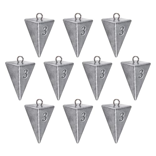 Plomb pour pêche en mer Alwonder pyramid sinkers anti-dérive sable