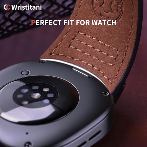 Image of Wristitani Leather Strap for Samsung Galaxy Watch Ultra /9 /8 /7 /6 /5 /4