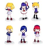 Acfigure Aqua Hoshino Ruby Hoshino Kana Arima Akane Kurokawa MEM-cho Figura de 6 piezas Anime Oshi Ko Figuras de PVC 11 cm Estatua de pie Modelo de postura para exhibición y regalo