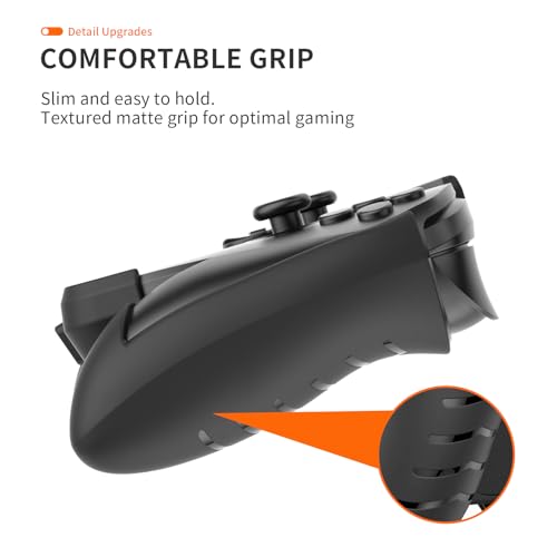 Image of Full Protective Case Cover Compatible with ASUS ROG Xbox Ally /Ally X,Protective Case with Detachable Front Shell,Frosted Anti-Slip Handheld Design-Black