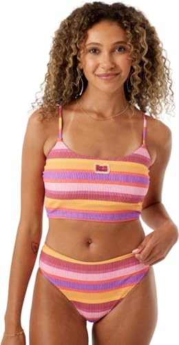 Roxy Womens Cropped Tank Beach Top – UPF 50+, Quick-Dry, Supportive Fit, Stretch, Swim & Surf Top