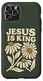 Jesus Is King Vintage Floral Christian Apparel