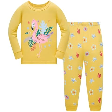 Langubaby Girls Cotton Pyjamas Set Cover
