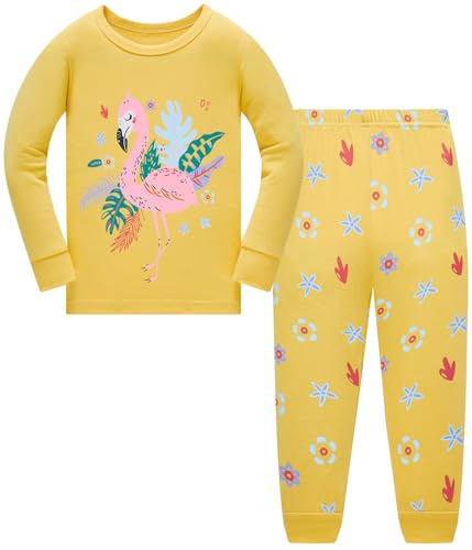 Pijamas Niña Unicornio Infantiles Algodón Manga Larga Conjunto Pijamas Dos Piezas...